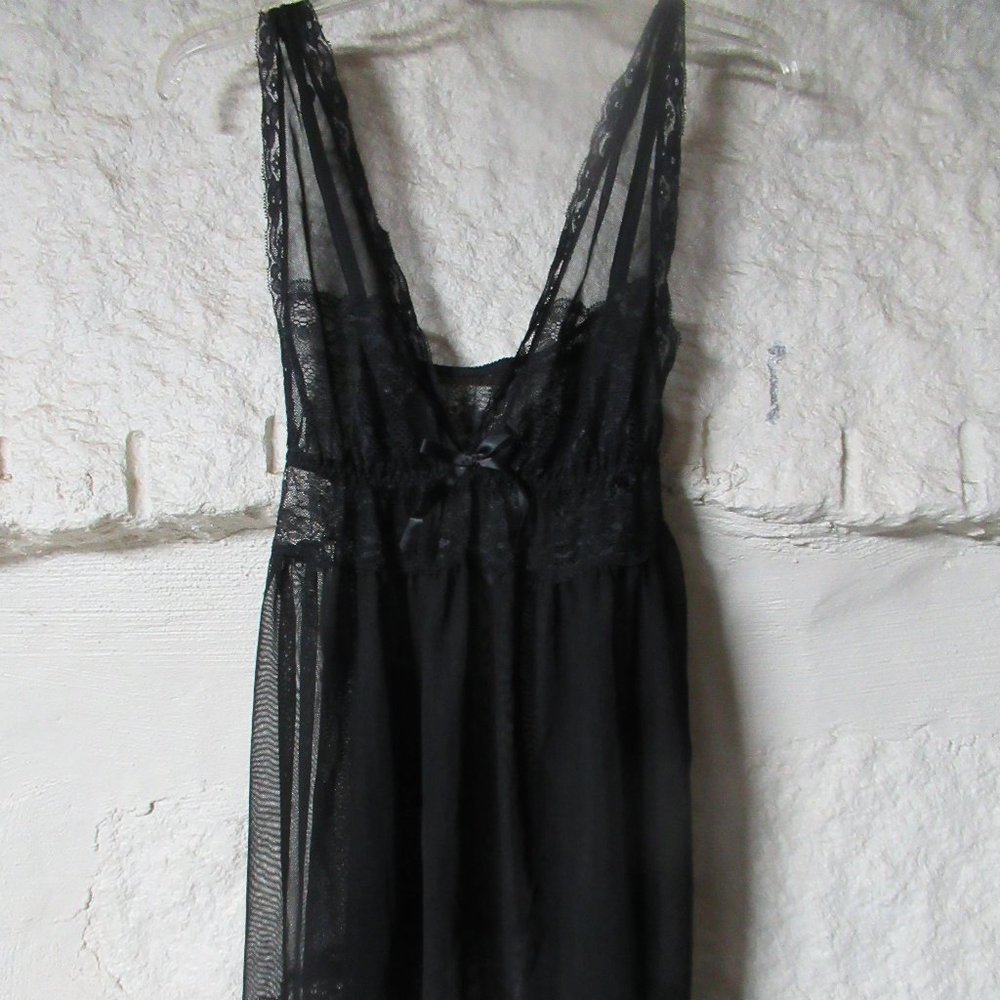 💥Black Negligée Size XXL 33 long